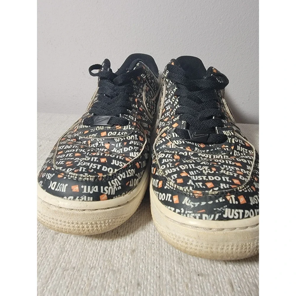 Nike Air Force 1 07 Premium Just Do It Collection Black Mens 10 AO6296-001